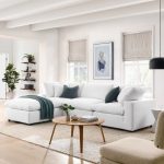 Overstuffed 4-Piece Sectional Sofa Set