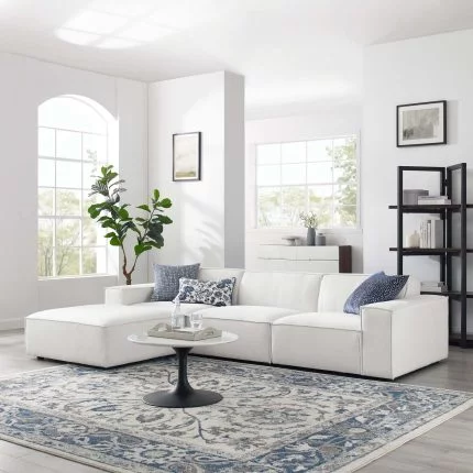 Restore 4-Piece Sectional Sofa - charcoal