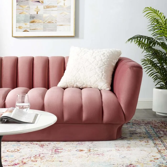 Tufted Performance Velvet Sofa