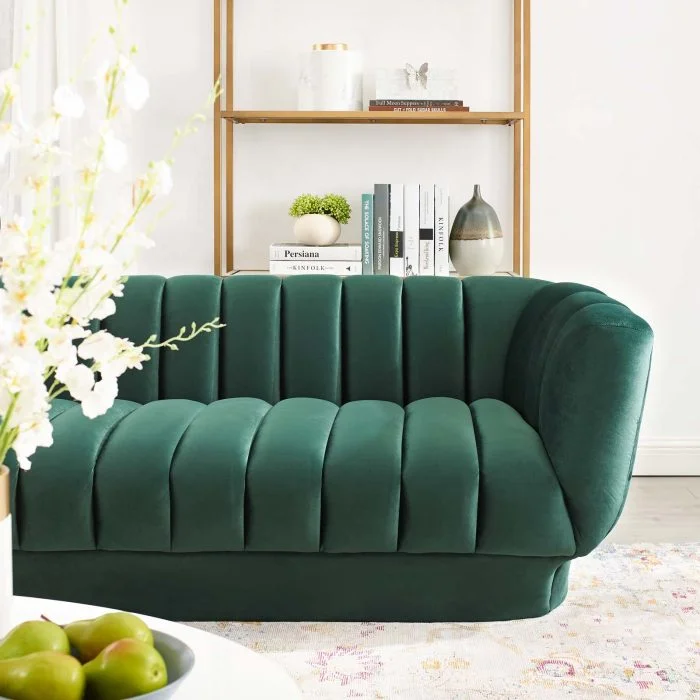 Tufted Performance Velvet Sofa