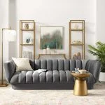 Tufted Performance Velvet Sofa