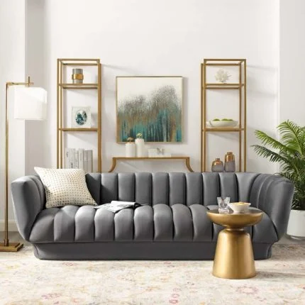 Tufted Performance Velvet Sofa