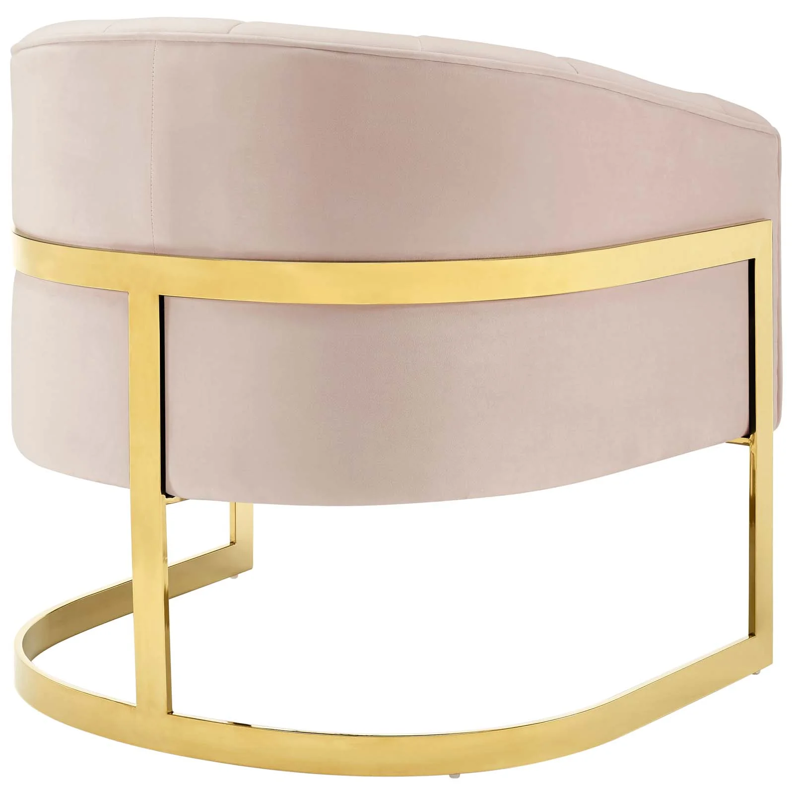 eei-3414-pnk-3- Esteem Vertical Channel Tufted Performance Velvet Accent Armchair - Image 9