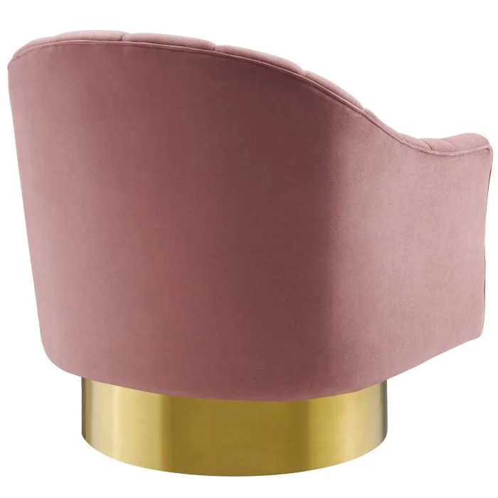 Velvet Swivel Chair