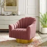 Velvet Swivel Chair