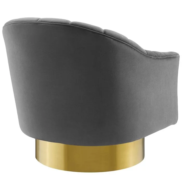 Velvet Swivel Chair
