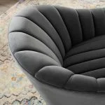 Velvet Swivel Chair