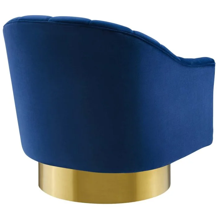 Velvet Swivel Chair