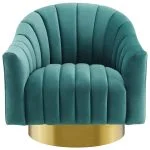 Velvet Swivel Chair