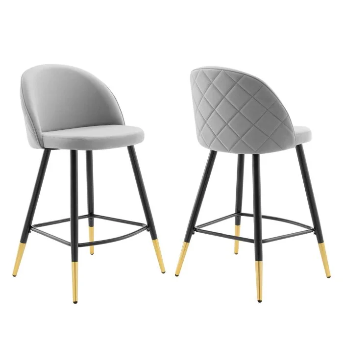 Velvet Counter Stools