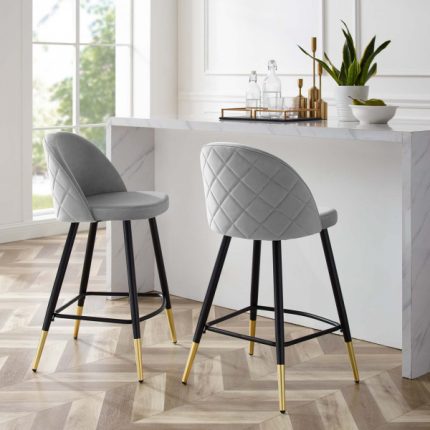 Velvet Counter Stools