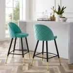 Velvet Counter Stools