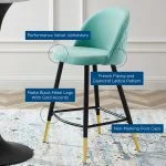 Velvet Counter Stools