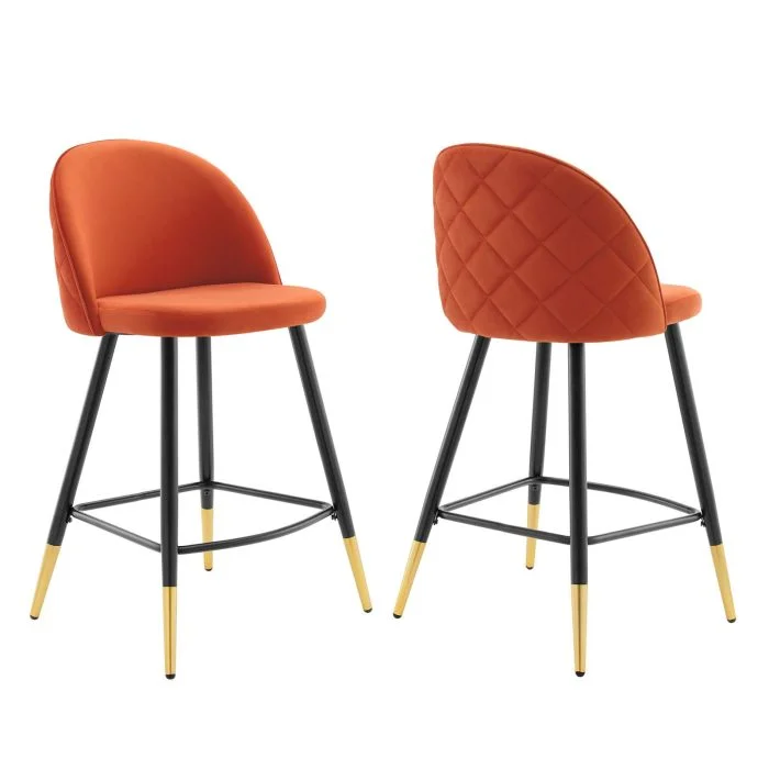 Velvet Counter Stools