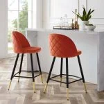 Velvet Counter Stools