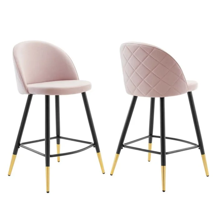 Velvet Counter Stools
