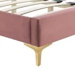 Velvet Platform Bed