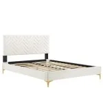 Velvet Platform Bed