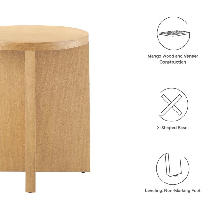 Wood Side Table