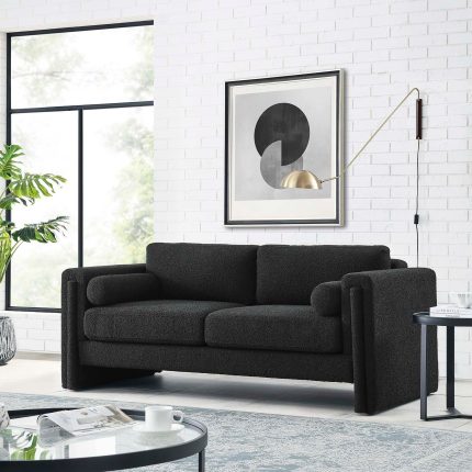 Boucle Fabric Sofa