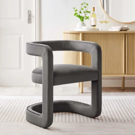 Xilo Round Wood and Metal Side Table