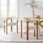 Velvet Barrel Dining Chairs
