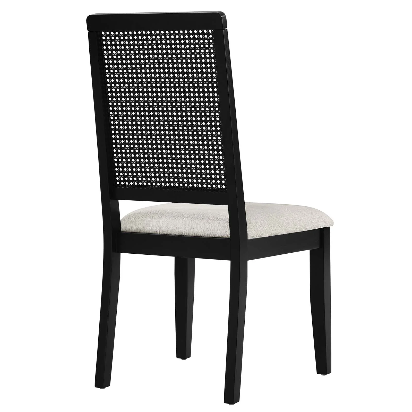 BB5 Arlo Faux Rattan and Wood Dining Side Chairs - Set of 2 - Image 6