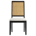 Arlo Faux Rattan and Wood Dining Side Chairs - Set of 2 - Image 18