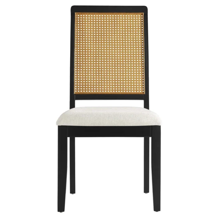 Arlo Faux Rattan and Wood Dining Side Chairs - Set of 2 - Image 18