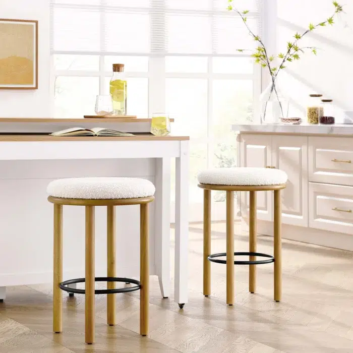 Fabric Counter Stools