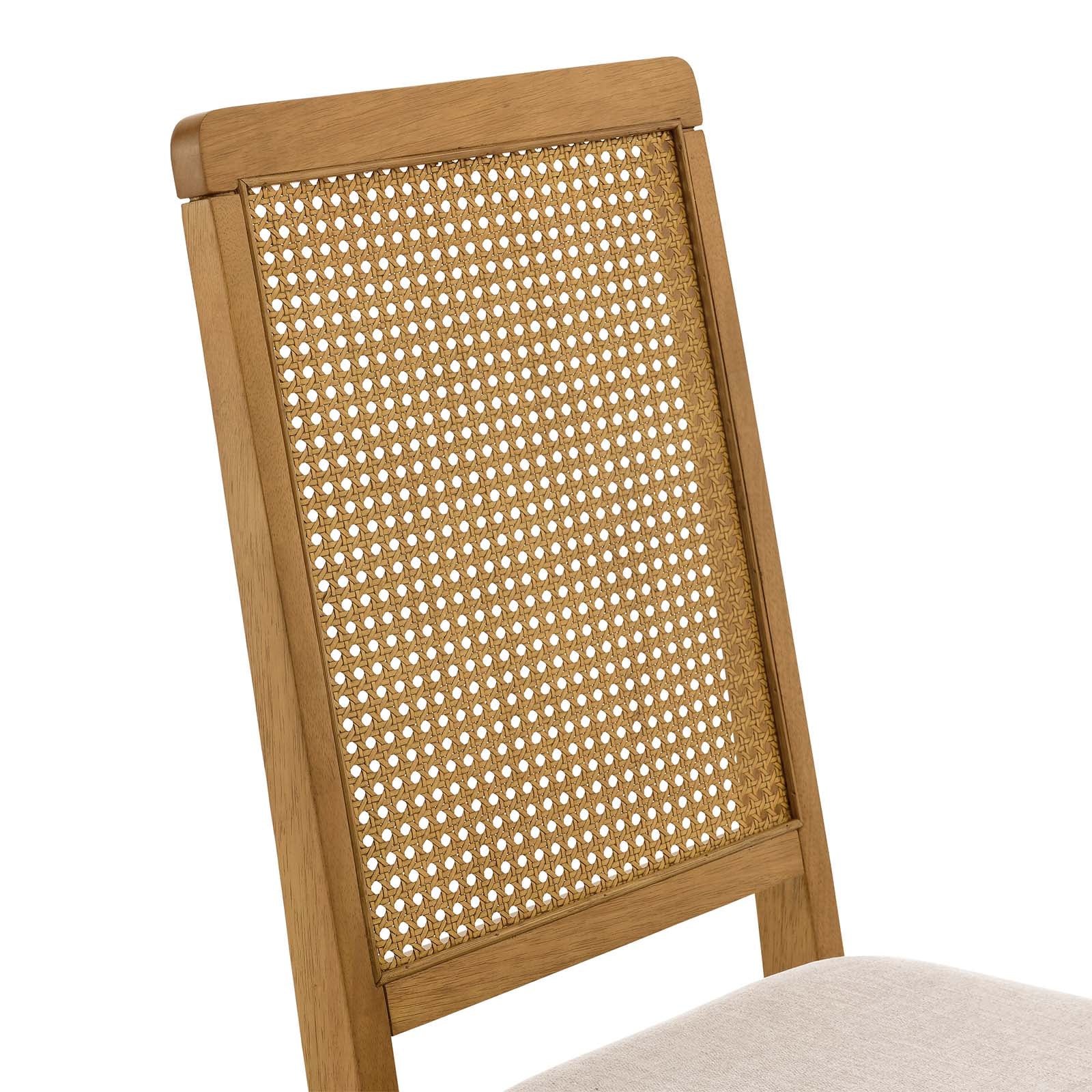 NN7 Arlo Faux Rattan and Wood Dining Side Chairs - Set of 2 - Image 27