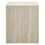 Mirella Faux Travertine Side Table - Image 4