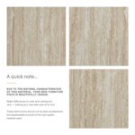 Mirella Faux Travertine Side Table - Image 9