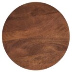 Valeo Round Wood and Metal Side Table - Image 6