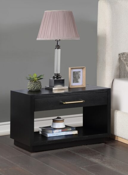 Black Oak Nightstand