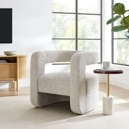 Chenille Accent Chair