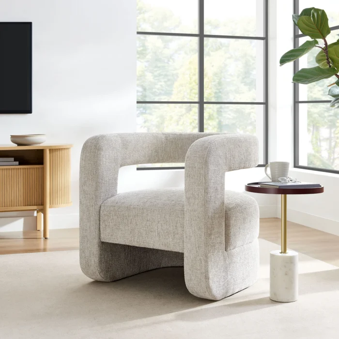 Chenille Accent Chair