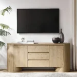 Duval 71" Rounded Sideboard Storage Cabinet