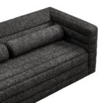 Relle Channel Tufted Boucle Upholstered Sofa - Image 3
