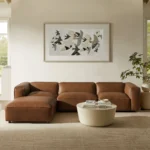 Auren 4-Piece Vegan Leather Modular Sofa