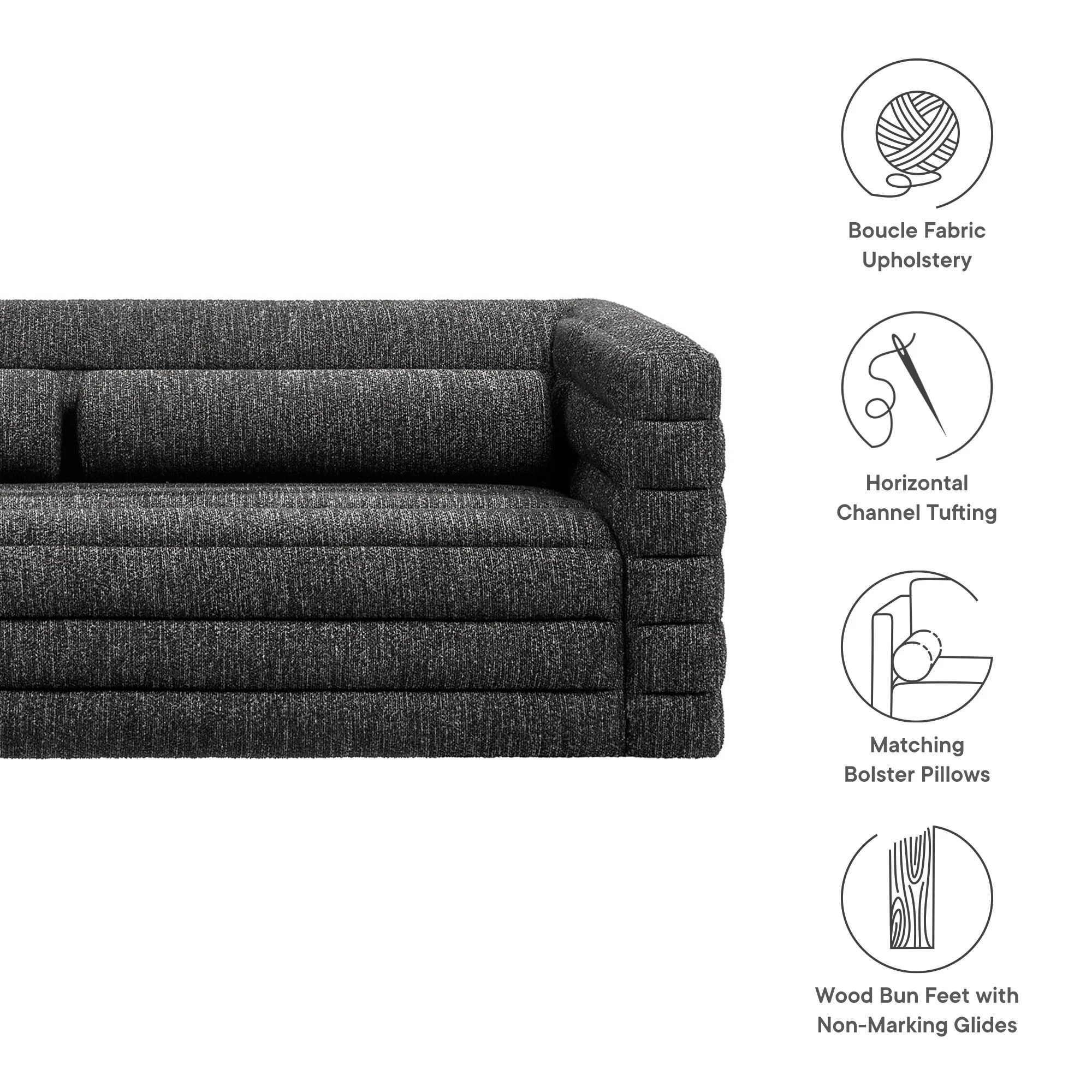 img4_EEI_7136_CHA_Callout1 Relle Channel Tufted Boucle Upholstered Sofa - Image 8