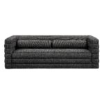 Relle Channel Tufted Boucle Upholstered Sofa - Image 4