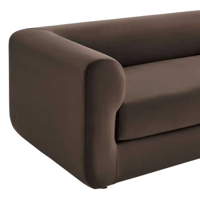 Leif 89" Performance Velvet Upholstered Sofa - Image 3